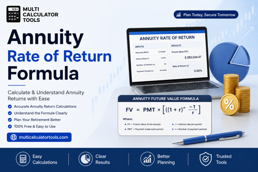 Annuity Rate of Return Formula