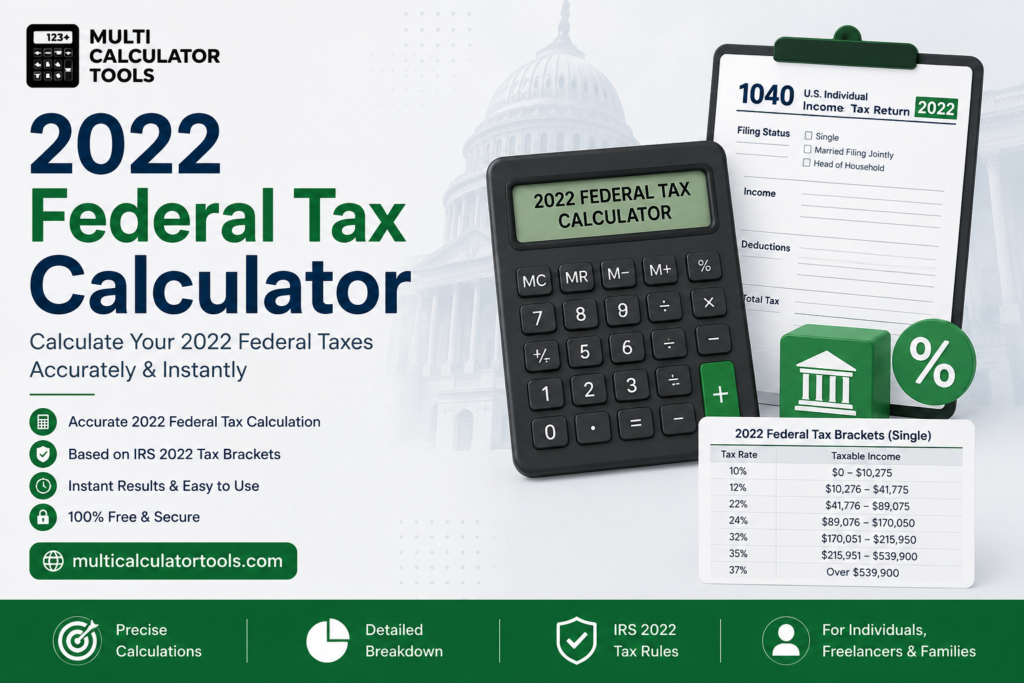 2022 Federal Tax Calculator 
