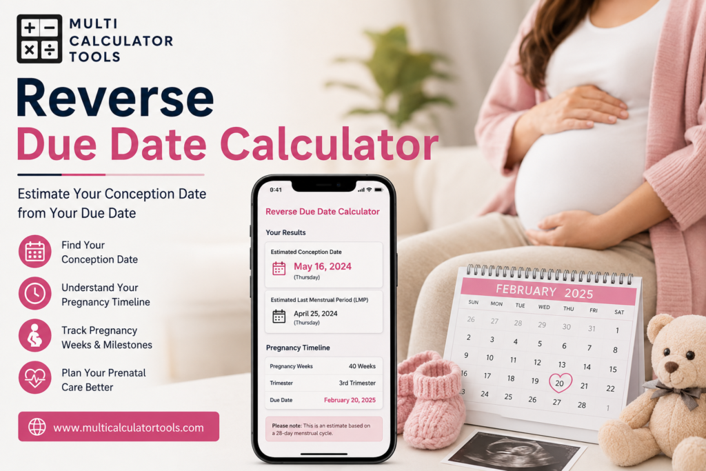 Reverse Due Date Calculator